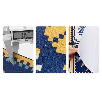 Skorter | Brown non-slip floor tile 30 cm x 60 cm brick effect single tile PVC