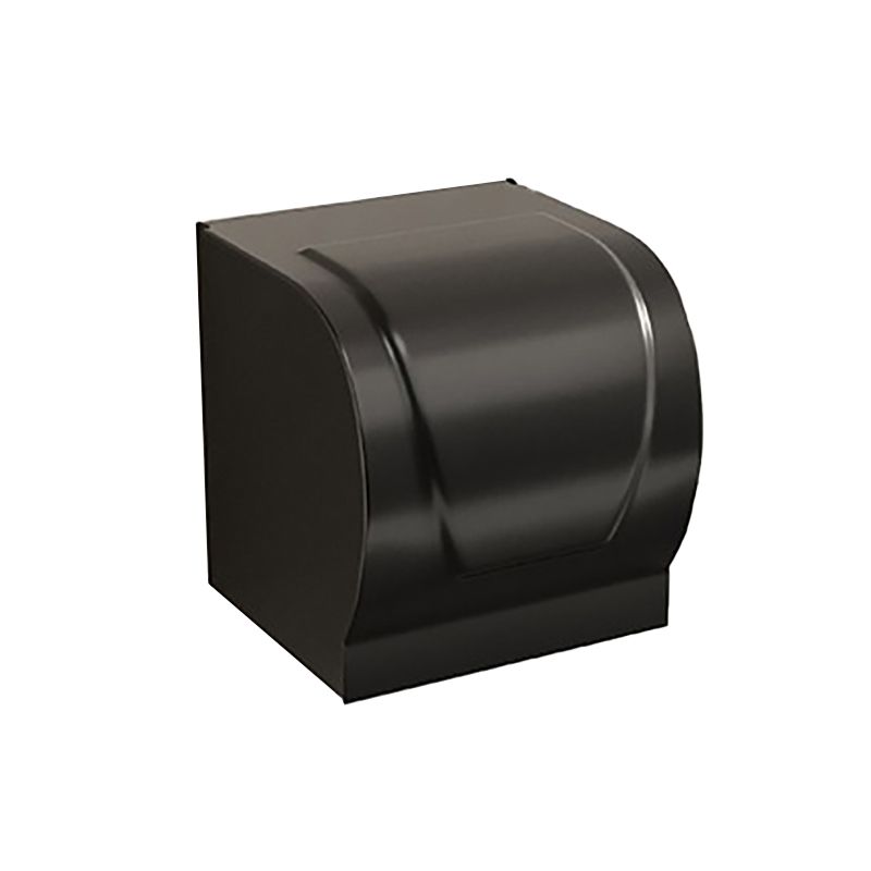 Skorter | Chrome/Black Classic Bathroom Accessories Set Modern Bath Shelf/Towel Bar & Paper Holder