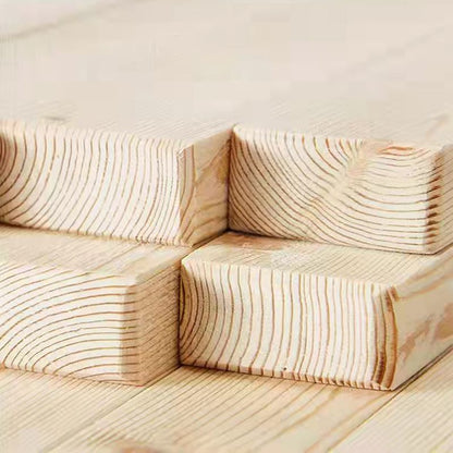 Skorter | 4-Slat Wood Floor Tiles Interlocking Installation Floor Tiles