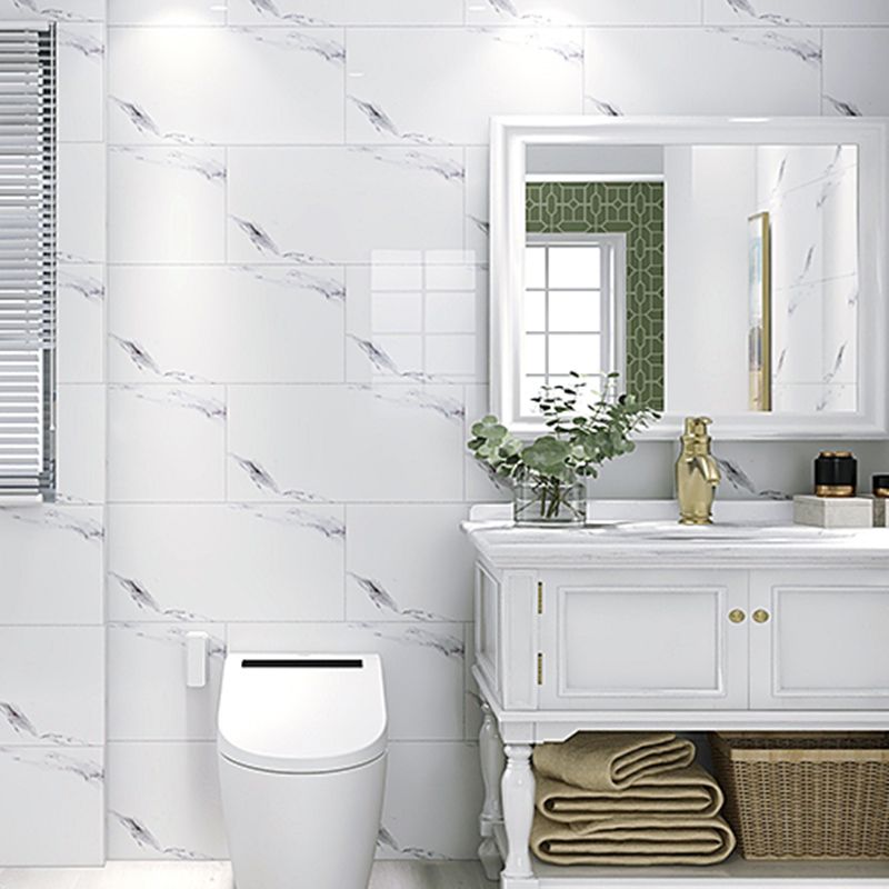 Skorter | Contemporary Style Wallpaper Single Panel Bathroom Wallpaper with Rectangular Shape