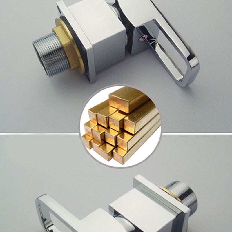Skorter | Modern Brass Roman Bathtub Faucet Waterfall Spout Bathtub Faucet