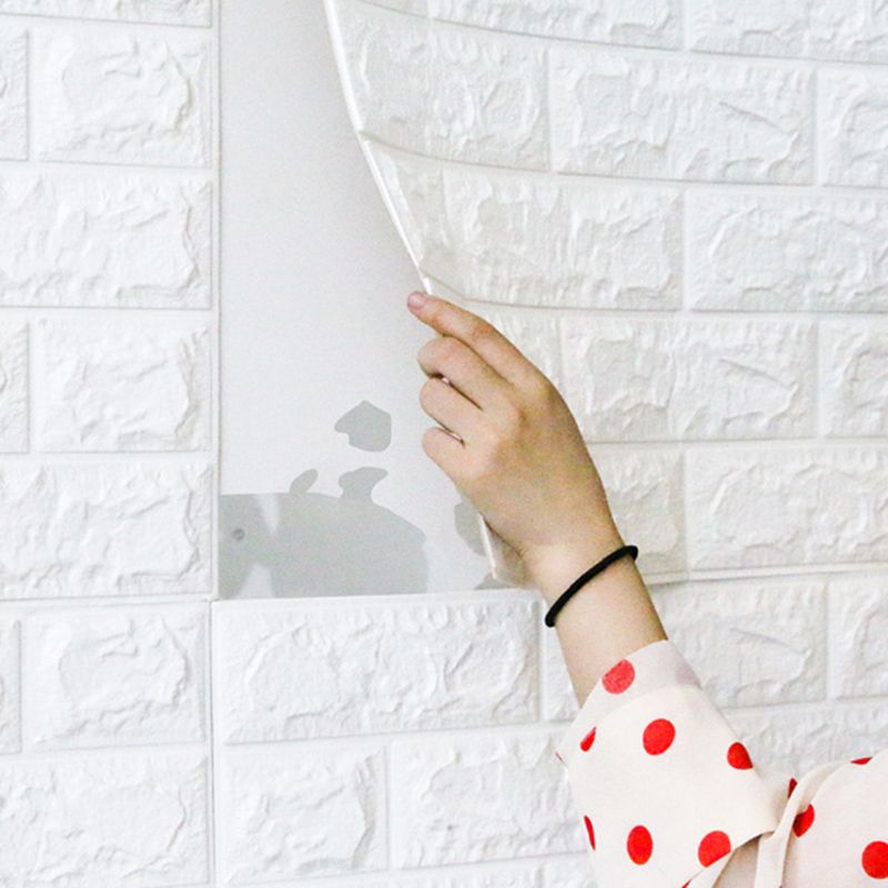 Skorter | 3D Faux-Brick Wall Panel Peel and Press Foam Living Room Waterproof Wall Ceiling