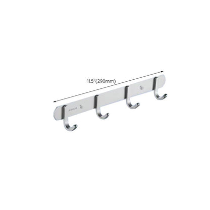 Skorter | Contemporary bathroom accessory set made of aluminum with towel holder/bath shelf