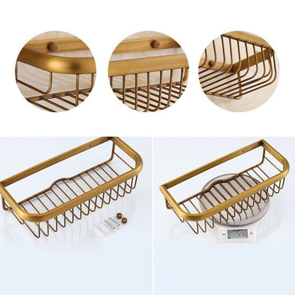 Skorter | 4-piece traditional bathroom accessory set Gold Brass bathroom accessory hardware set