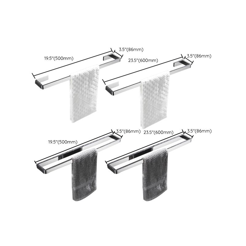 Skorter | 5-piece modern bathroom accessories as a single item or in a set Polished chrome bathroom set