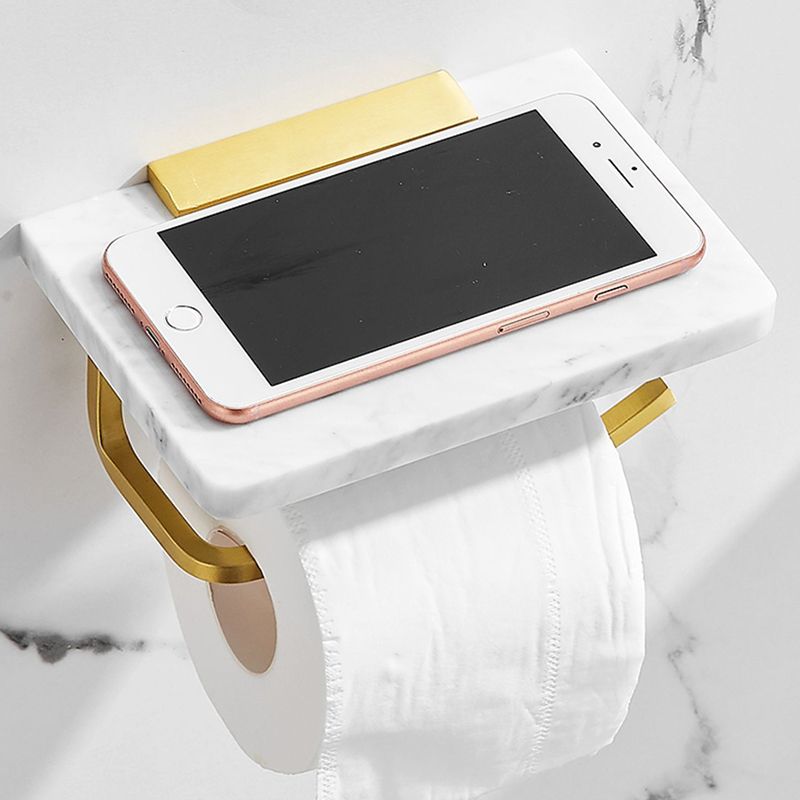 Skorter | 7-piece bathroom accessory set marble and metal bathroom hardware