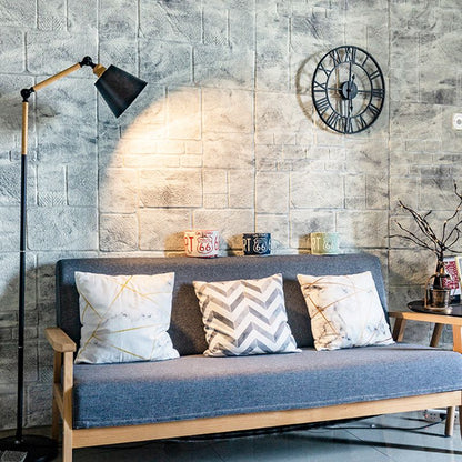 Skorter | 3D artificial stone wall panel industrial style living room wall panel (pack of 10)