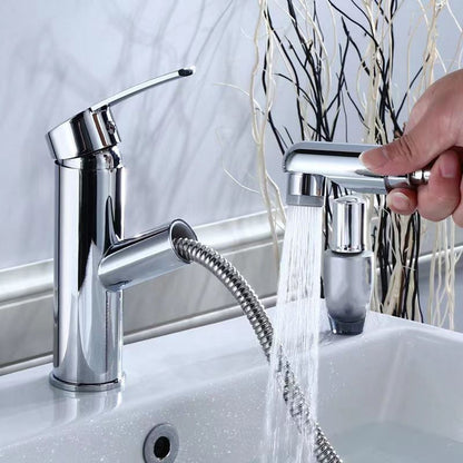 Skorter | Contemporary Vessel Faucet Pull-Down Faucet with Single Handle