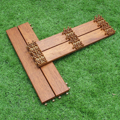 Skorter | Basic Wood Tile Set Composite Layable Patio Tiles