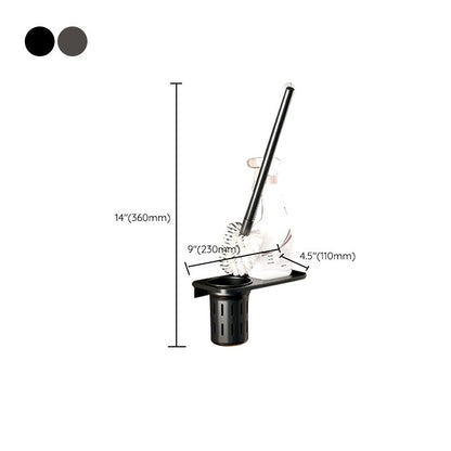 Skorter | Contemporary bathroom accessory set made of matte stainless steel-aluminum with bathrobe hook/towel bar