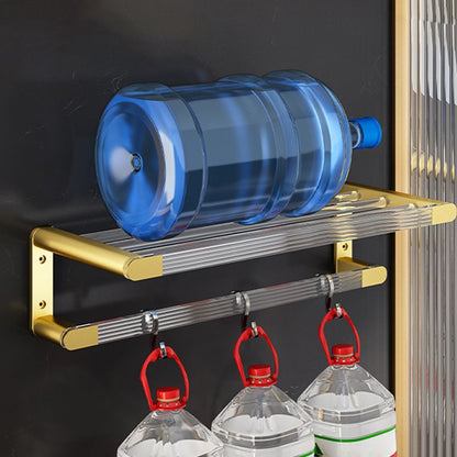 Skorter | 6-piece bathroom accessory set made of gold-colored metal bathroom hardware set