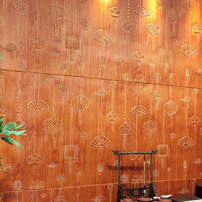 Skorter | Contemporary Wall Panels Self-Adhesive Waterproof Cartoon 3D Print Wall Covering