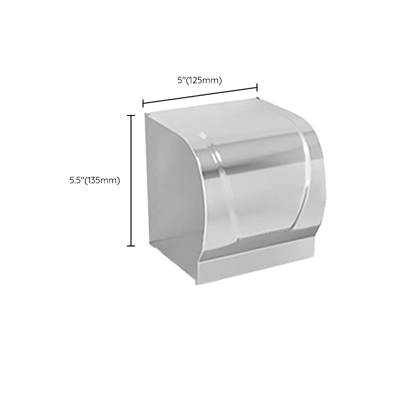 Skorter | Chrome/Black Classic Bathroom Accessories Set Modern Bath Shelf/Towel Bar & Paper Holder