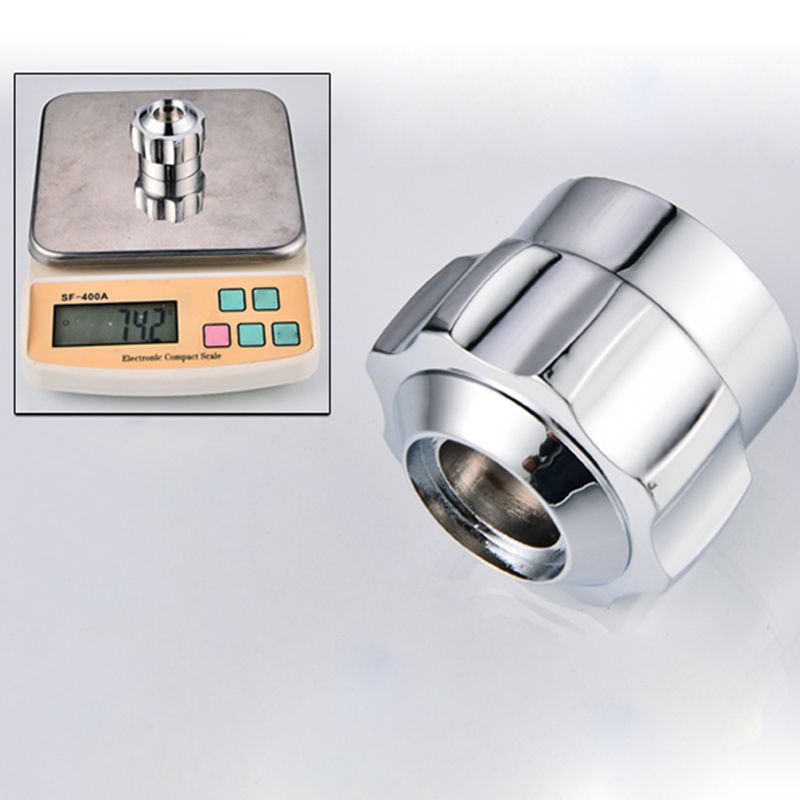 Skorter | 2-Handle Brushed Nickel Wide Spout Faucet 2-Hole Centered Bathroom Sink Faucet with Brass