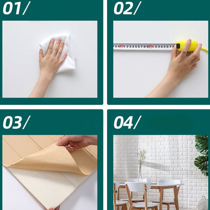 Skorter | Contemporary Wall Covering 3D-embossed Mosaic Design waterproof Wall Ceiling