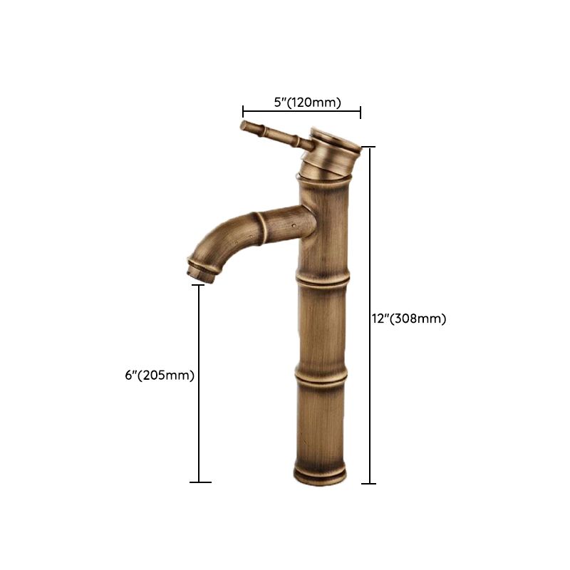 Skorter | Brass Country Basin Faucet Single Hole Sink Faucet for Bathroom
