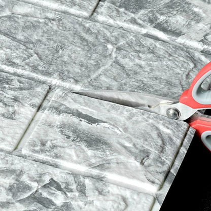 Skorter | 3D embossing interior wall panel self-adhesive square wall panel