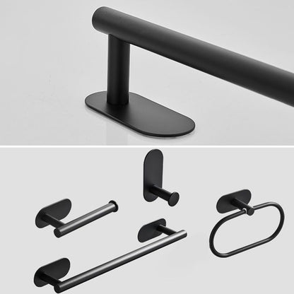 Skorter | 4-piece traditional bathroom hardware set with towel ring/paper holder & bath towel hook