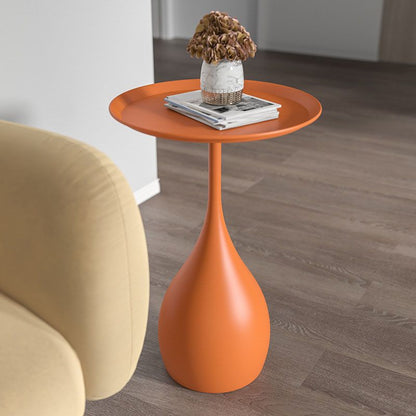 Skorter | Beef Metal Table with Base Medieval Side Table in Modern Style