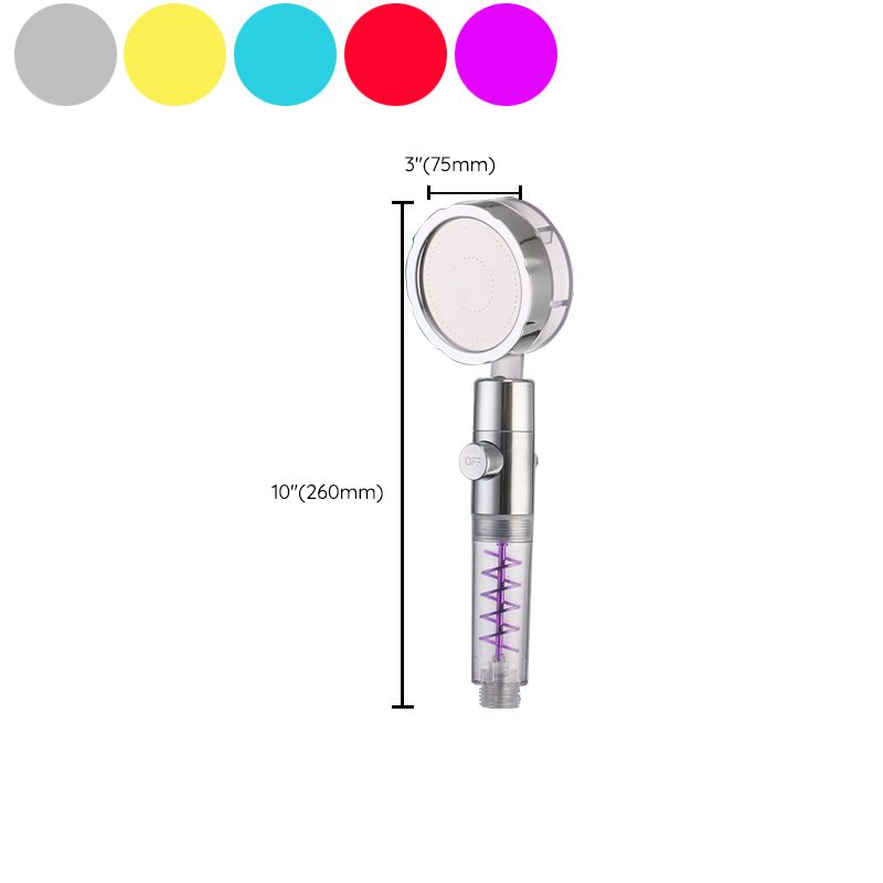 Skorter | Creative Metal Shower Head Adjustable Water Flow Round Handheld Shower Head