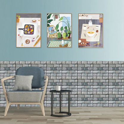 Skorter | Plastic Peel & Stick Subway Tile 3D Subway Tile with Slip-Resistant Surface