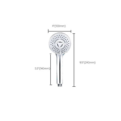 Skorter | Contemporary Handheld Shower Head Adjustable Spray Pattern Silver Shower Head