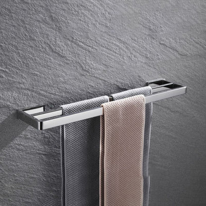 Skorter | 5-piece modern bathroom accessories as a single item or in a set Polished chrome bathroom set