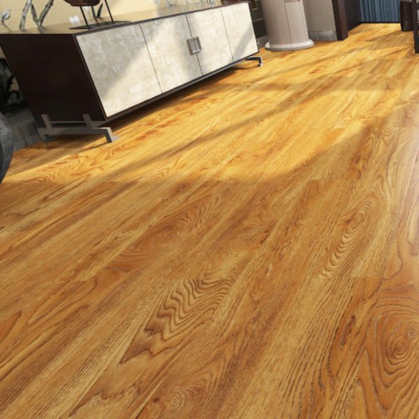 Skorter | Brown Laminate Flooring Scratch Resistant Natural Oak Laminate with Click Lock