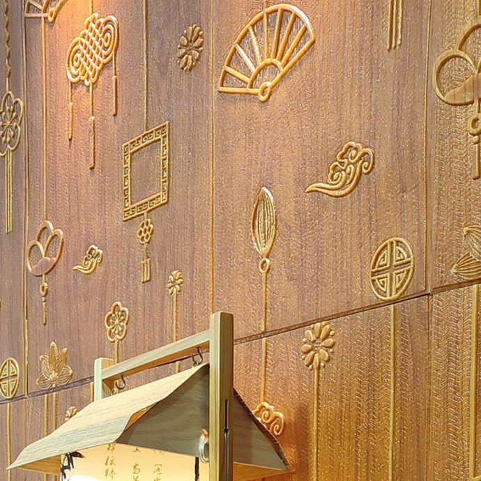 Skorter | Contemporary Wall Panels Self-Adhesive Waterproof Cartoon 3D Print Wall Covering