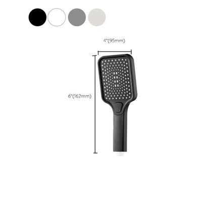 Skorter | Contemporary Rectangular Hand Shower Adjustable Spray Pattern Showerhead
