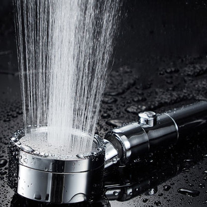 Skorter | Contemporary 3 Beam Shower Head Adjustable Spray Pattern Rotating Hand Shower