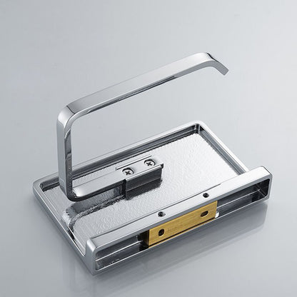 Skorter | Contemporary 2-piece Bathroom Set in Polished Chrome Stainless Steel Toilet Paper Holder