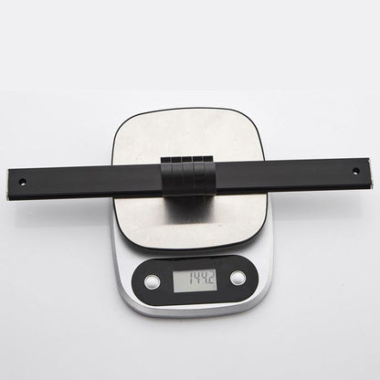 Skorter | 6-piece modern bathroom hardware set in matte black with bathroom shelf/towel holder & bathrobe hook