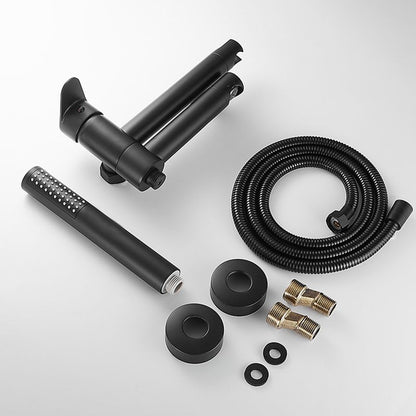 Skorter | Contemporary Wall Mounted Bathtub Filler Single Handle Metal Faucet