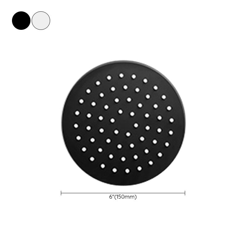 Skorter | Black round fixed shower head Modern design wall-mounted shower head