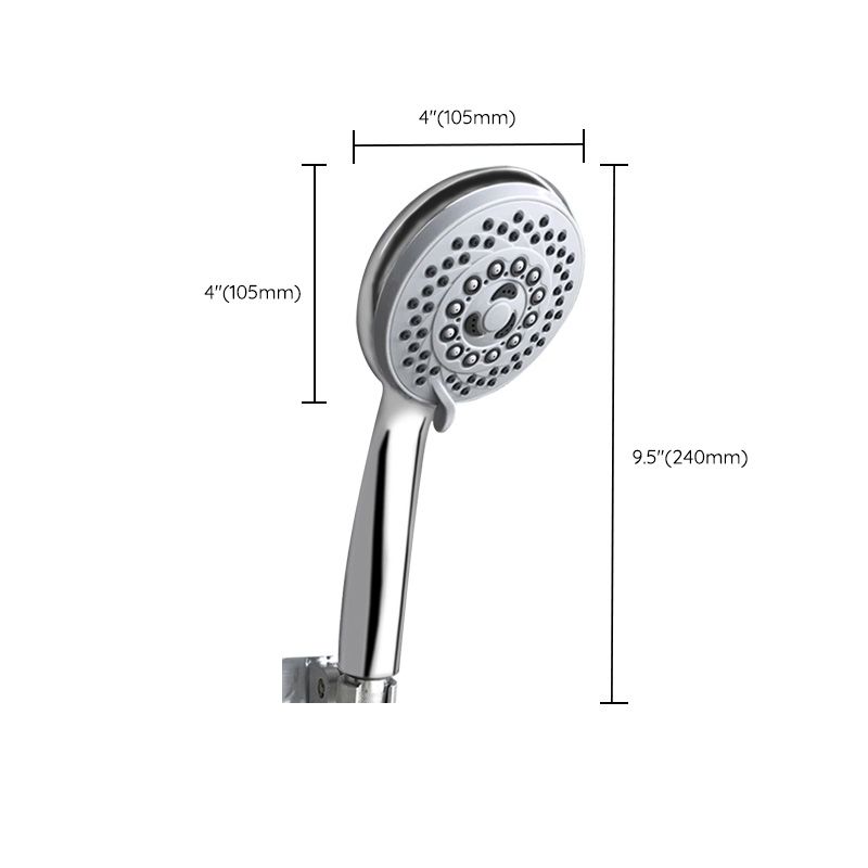 Skorter | Contemporary Style Shower Head Round Plastic Handheld Shower Head