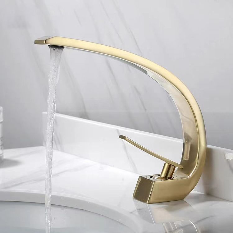 Skorter | 17 cm High Sink Faucet Luxury 1 Hole Sink Faucet Cubic Bathroom Faucet