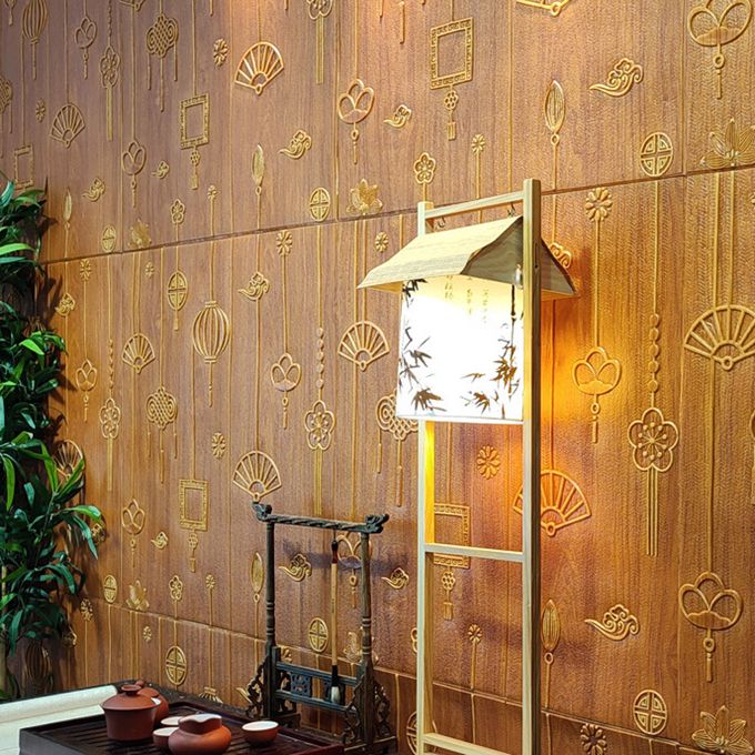 Skorter | Contemporary Wall Panels Self-Adhesive Waterproof Cartoon 3D Print Wall Covering