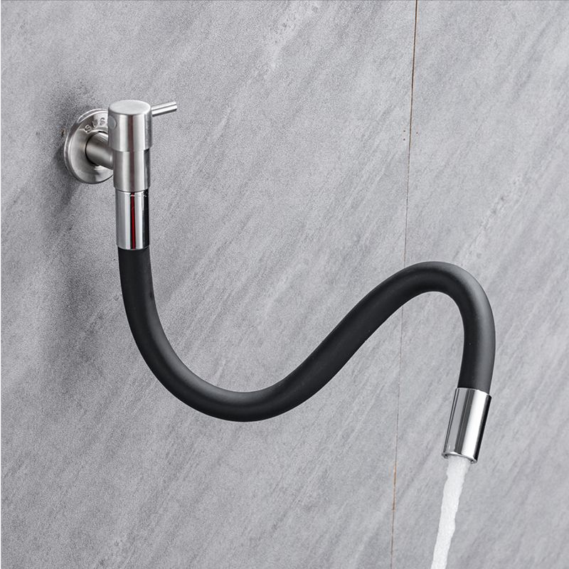 Skorter | Contemporary wall-mounted bathroom faucet with lever handles made of stainless steel
