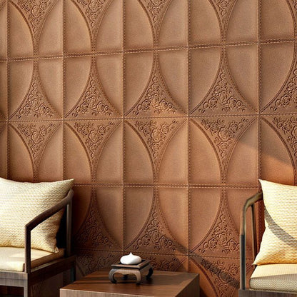 Skorter | Contemporary Wall Plank 3D Brick Wall Panels Waterproof Set of 10