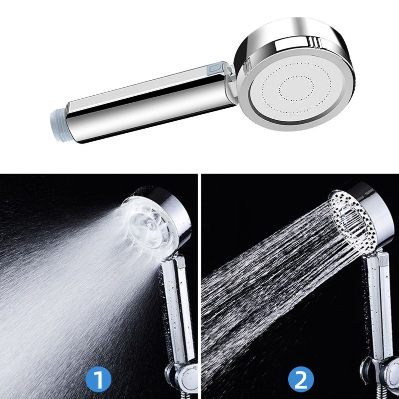 Skorter | Contemporary Wall-Mounted Shower Head Combination Chrome Round Hand Shower