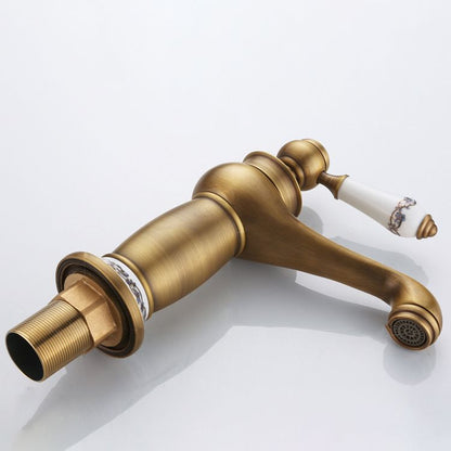 Skorter | Country House Wide Water Tap Basin Faucet with Lever Handle