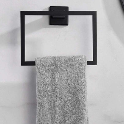 Skorter | 7-piece bathroom accessory set made of stainless steel with paper holder/robe hook/towel ring bar