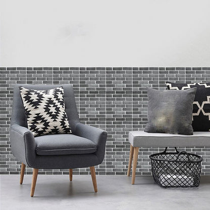 Skorter | Pattern Matte Color Stone Peel and Stick Mosaic Tile Peel and Stick Tile Set of 5