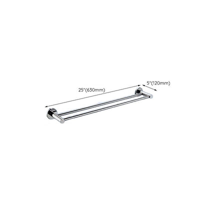 Skorter | Contemporary bathroom accessory set made of aluminum with towel holder/bath shelf