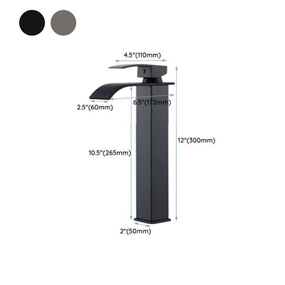 Skorter | Basin Waterfall Outlet Single Lever Tap with LED Light