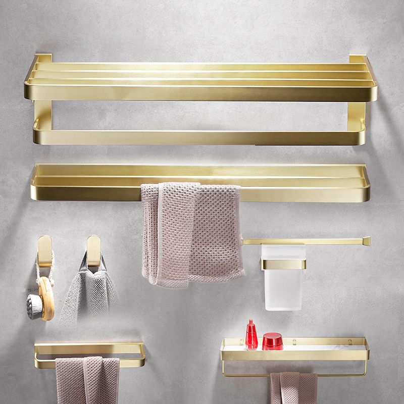 Skorter | Brushed Brass Bathroom Hardware Set Retro Golden Bathroom Accessory Set