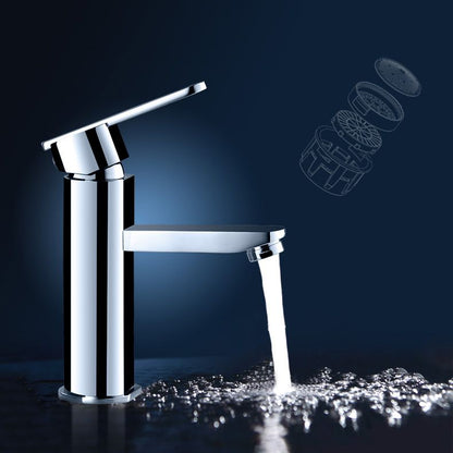 Skorter | Bathroom Faucet Brass Lever Handle Single Hole Sink Faucet