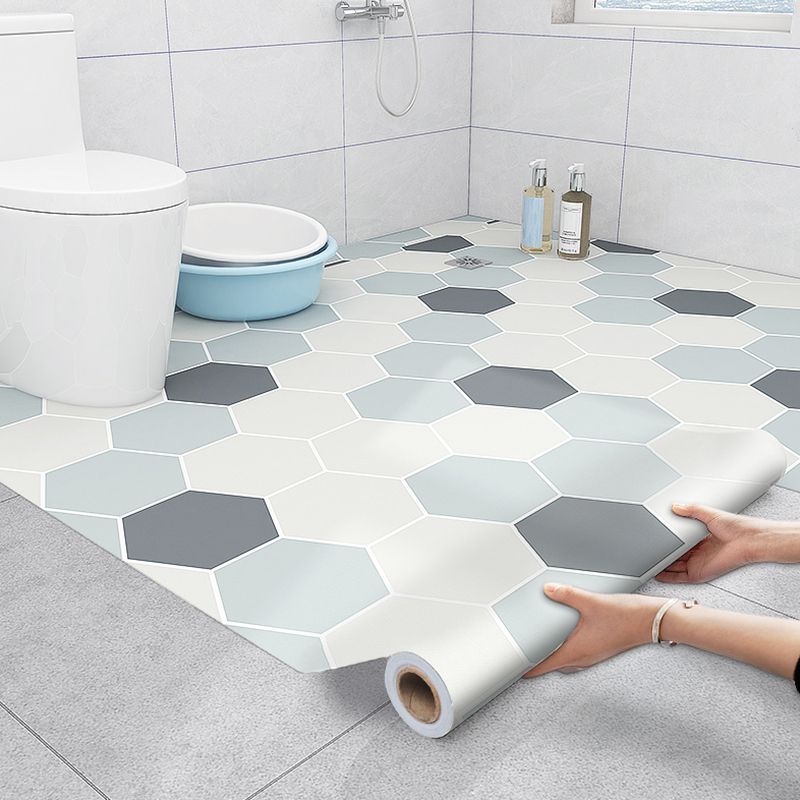 Skorter | Bathroom 3.5 mm Vinyl Floor Square Peel and Stick PVC Flooring