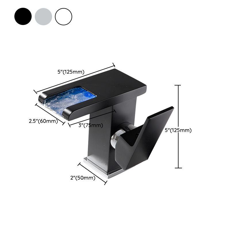 Skorter | Basin faucet lever handle waterfall outlet bathroom fixture